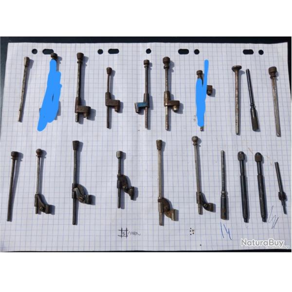 Support extracteurs de munitions bulldog velodog