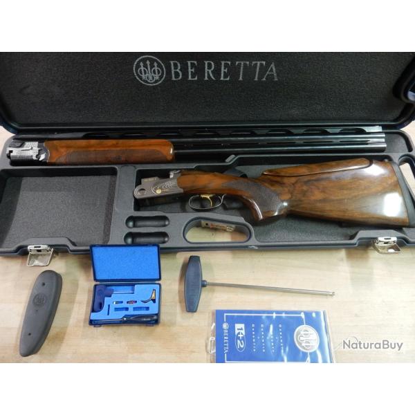 FUSIL SUPERPOSE TRAP BERETTA 682 GOLD E CAL.12/76 76CM + MALETTE PARFAIT ETAT OCCASION