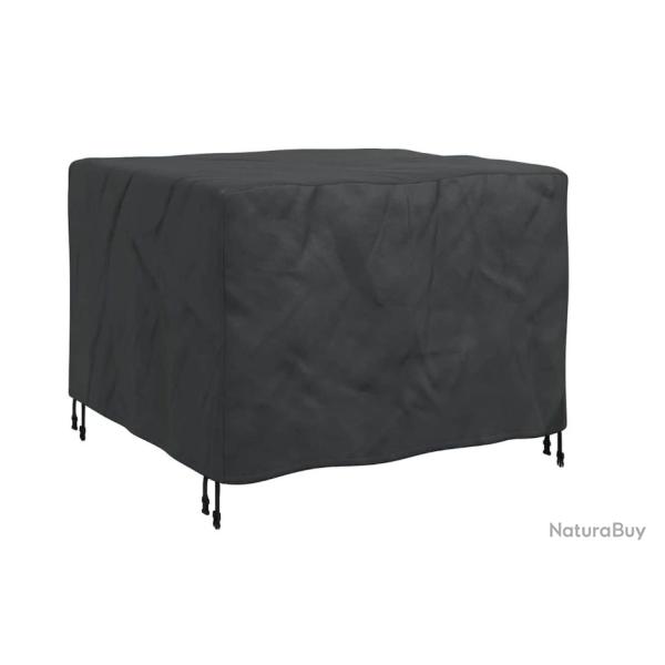 Housse mobilier extrieur noir 100x100x70 cm tissu 420D impermable rsistante pratique
