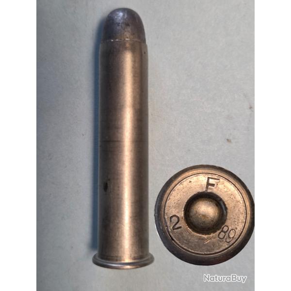 Une cartouche US 45/70  F/89/2 balle plomb �tuis laiton �tam� Francfort Arsenal 1896