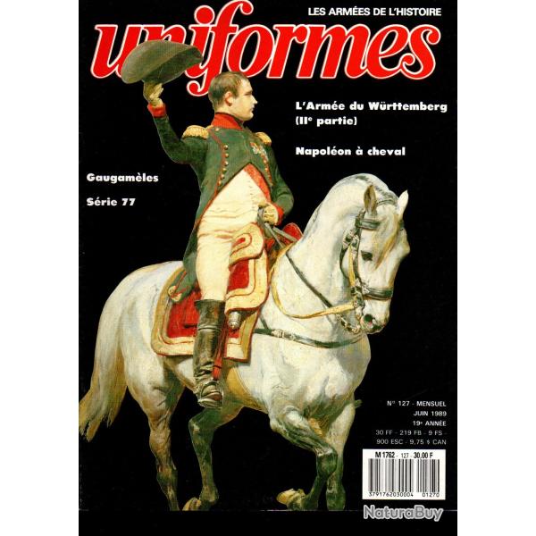 revue uniformes 127 , gaugameles, napol�on � cheval, jeu de role mac�doine