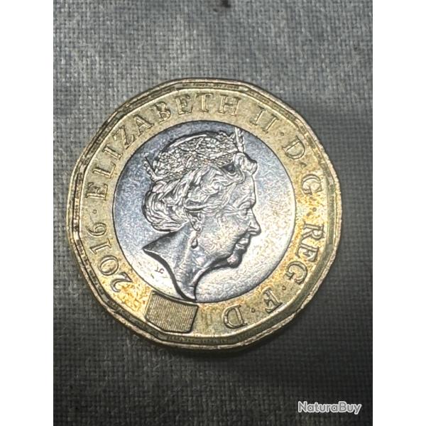 PI�CE DE 1 LIVRE STERLING UK - ELIZABETH II - 2016/2017