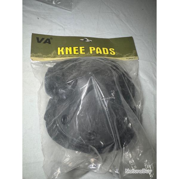 Genouill�res tactiques militaires - Neuves avec emballage - Noir