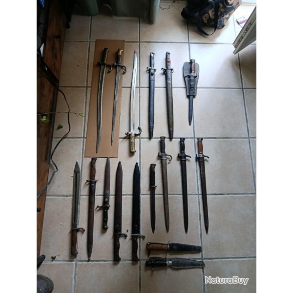 GROS LOT BA�ONNETTE