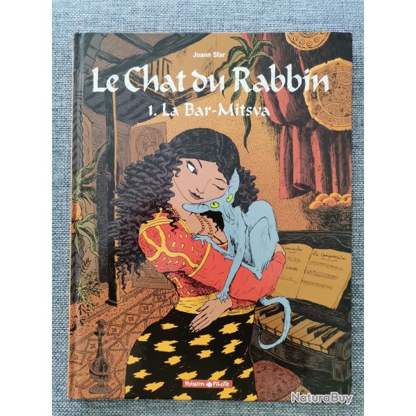 BD Le Chat du Rabin 1. La Bar-Mitsva par Joann Sfar chez Poisson