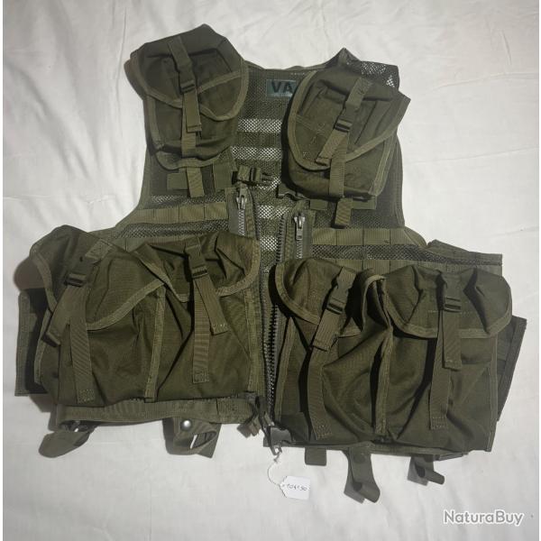 GILET TACTIQUE MILITAIRE MOLLE - VERT OLIVE - NEUF