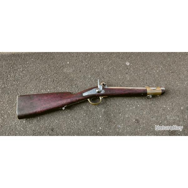 Fusil de la manufacture Tulle, mod�le 1842 /Canon cier !