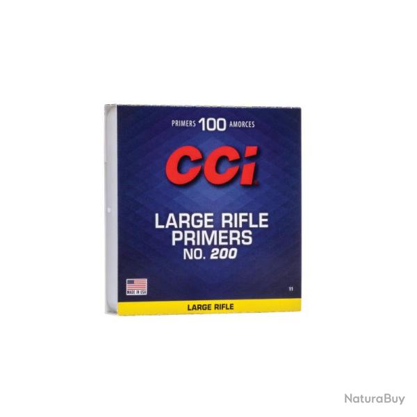 Amorce CCI Large rifle Primers N 200 x100
