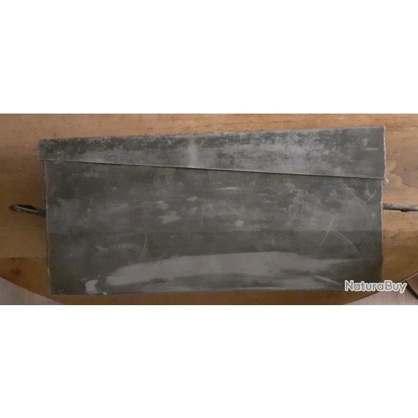 Caisse munitions alu  mitrailleuse MG ALLEMANDE 1939
