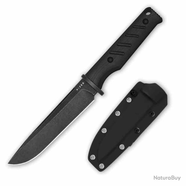 Couteau Kizer Camp 180 Lame Acier AEB-L Manche G10 �tui Kydex KI1096A1