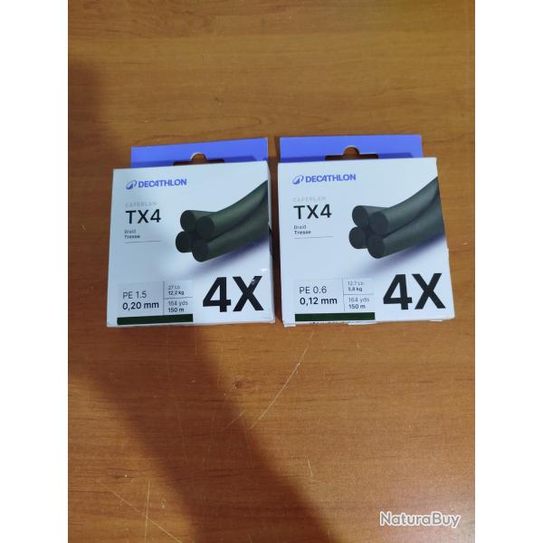 2 tresse decathlon TX4 Neuves