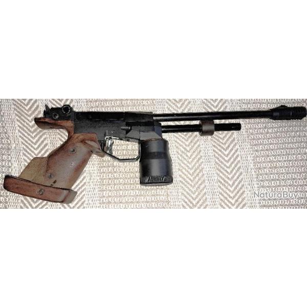 Pistolet de comptition FEINWERKBAU C25 droitier OU gaucher au CO2 cal. 4.5mm + cylindre CO2 12g