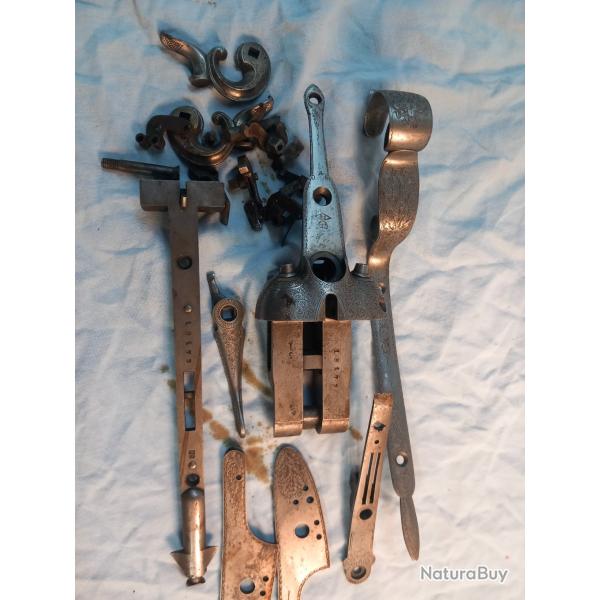 ensemble de pieces pour bascule fusil chasse �  chiens