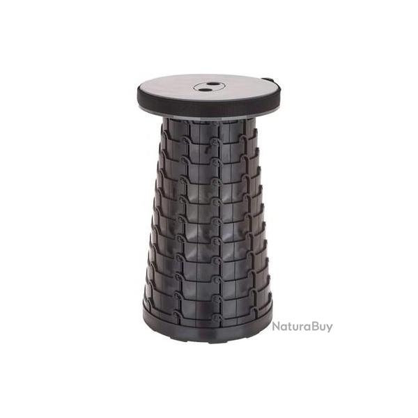 TABOURET JUPIO NOIR PORTABLE ET T�L�SCOPIQUE