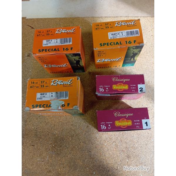 Lot de 95 cartouches neuves num�ro 1,2,6,7