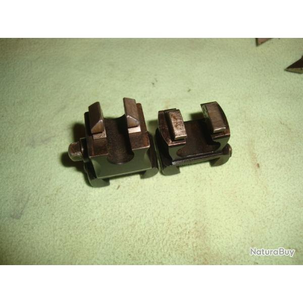 PAIRE D'EMBASE A CROCHET POUR LUNETTE ZEISS