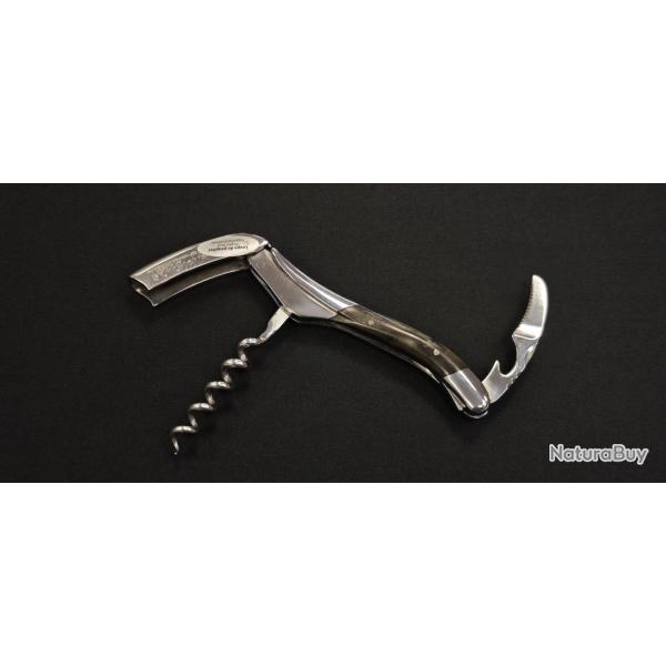 Sommelier Laguiole en Aubrac - Manche en Loupe de Peuplier - R�f. SOM99LPNI/LSJ1