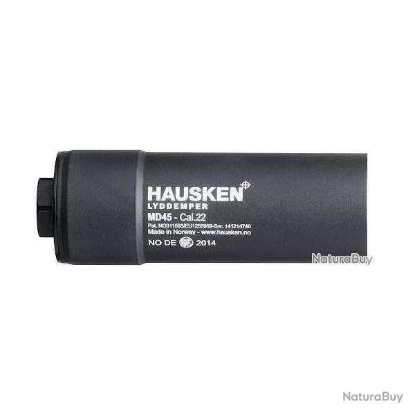SILENCIEUX HAUSKEN MINI 45 calibre 22/223/5.6 5.70mm SANS ADAPTATEUR M18X100