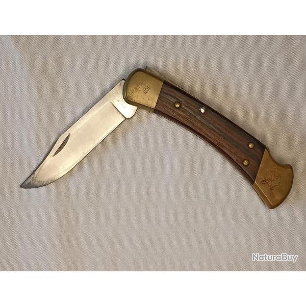 Couteau de poche BUCK USA 110 vintage Arm�e de Terre