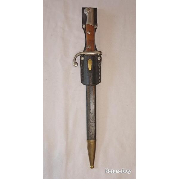 Ba�onnette MAUSER 1908 contrat export Br�sil m�me num�ro WW1