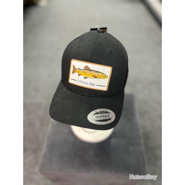 CASQUETTE LPC TRUITE NOIR