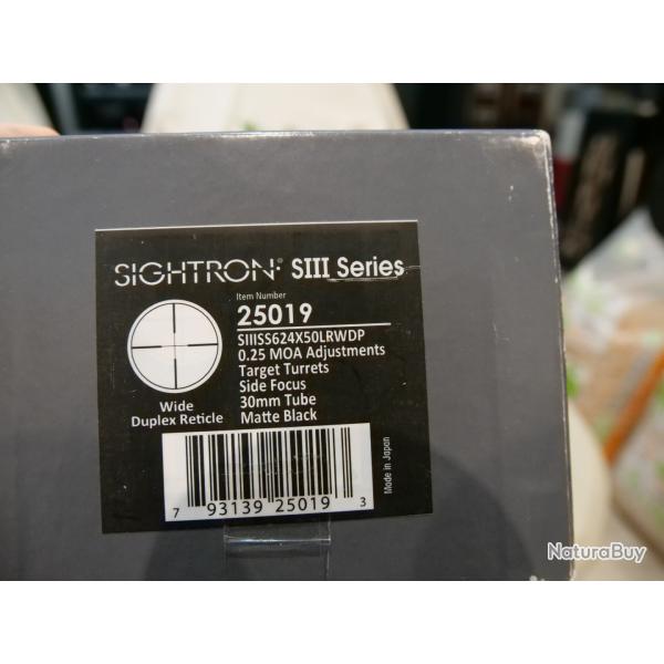 SIGHTRON SIII 6-24X50 .LRWDP.