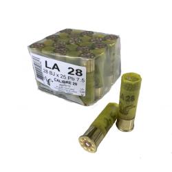 Cartouches JOCKER LA calibre 20/70 28GR BJ N&deg;7.5 X25