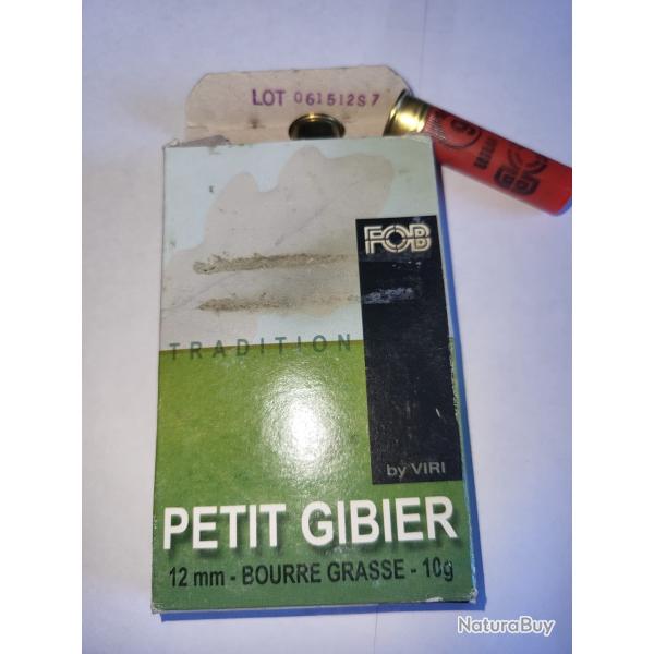 CARTOUCHE CAL 12 MM BOITE DE 10