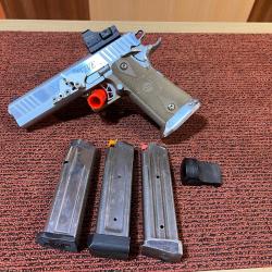 PISTOLET STI MOD.2011 CAL 40S&W CANON 5 POUCES - 3 CHARGEURS - OCCASION