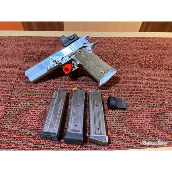 PISTOLET STI MOD.2011 CAL 40S&W CANON 5 POUCES - 3 CHARGEURS - OCCASION