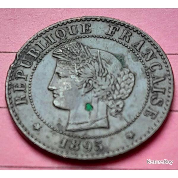 PIECE DE MONNAIE FRANCE 1 CENTIME CERES 1895  PARIS