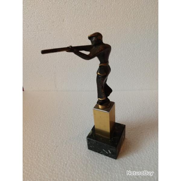 Statue balltrap troph�e retro 1980