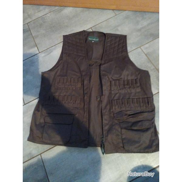 Veste percussion taille 54 avec rangement cartouche canon lisse