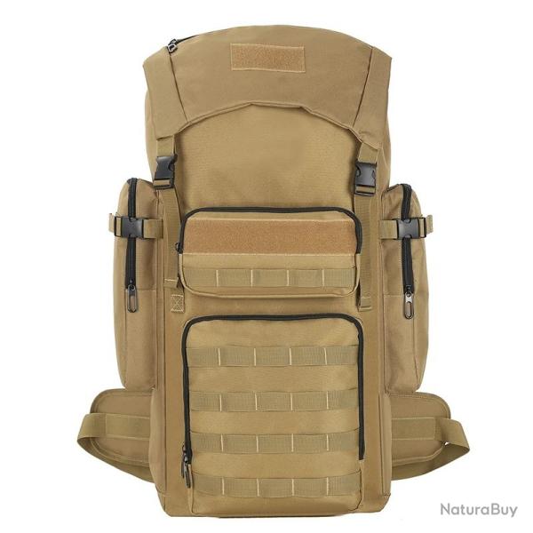 Sac  Dos Tactique Militaire 90L MOLLE Grande Capacit Randonne Chasse Trekking Survie Kaki