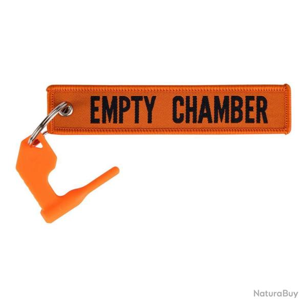 TEMOIN DE CHAMBRE AVEC DRAPEAU ORANGE "Empty chamber"