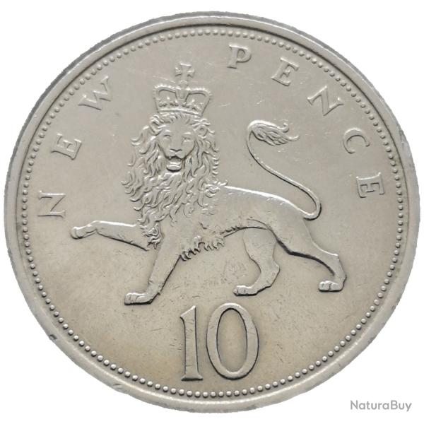 Monnaie Royaume-Uni - 1968 - 10 new pence Elizabeth II (Grade : TB) - Ref N0033