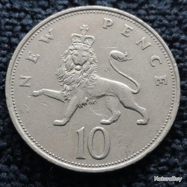 Monnaie Royaume-Uni - 1968 - 10 new pence Elizabeth II (Grade : TB) - Ref N2079