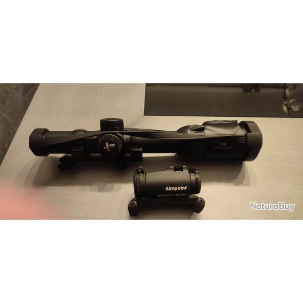 Blaser R8 quipe point rouge et lunette de battue