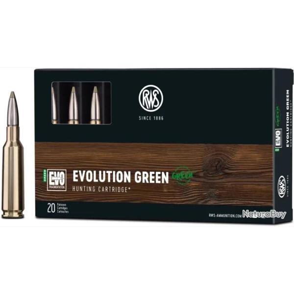Balles Rws Evolution Green 6,5x68 93 grains