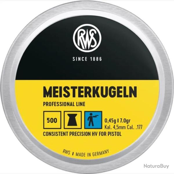 Plombs Rws Meisterkugeln 5,5mm 0,91G