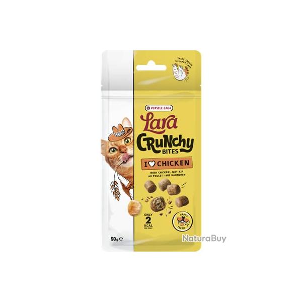 LARA CRUNCHY BITES POULET HAPPY TEETH TREATS 50GR