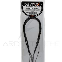 Lancettes de coq DEVAUX XS Top qualit&eacute; Noir