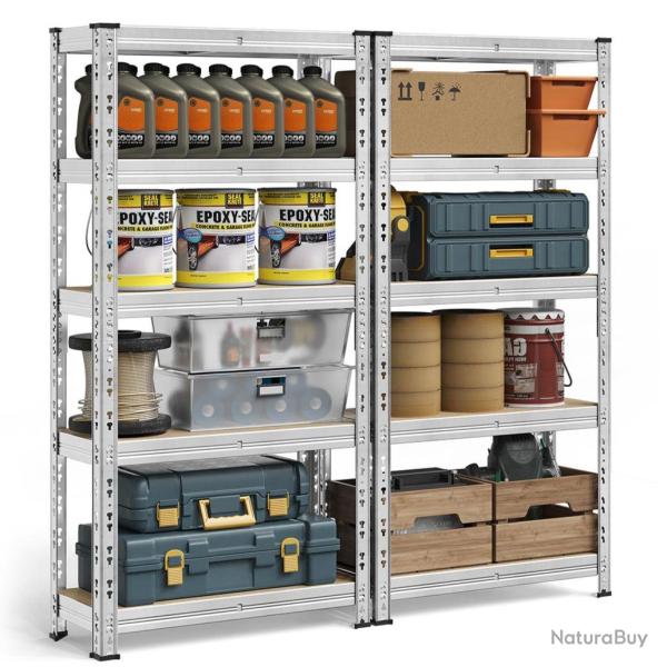 �tag�re de rangement charge lourde �tag�re de garage 50 x 100 x 200 cm capacit� de charge jusqu'� 8