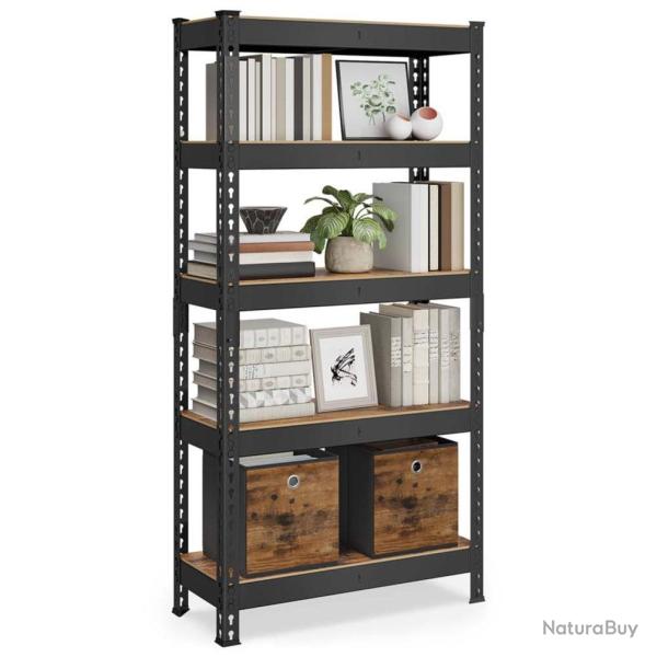 �tag�re pour charges lourdes �tag�re de rangement �tag�re de cuisine 5 niveaux 30 x 75 x 150 cm cap
