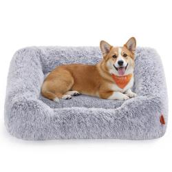 Panier pour chien lit pour animaux 71 x 55 x 18 cm coussin canap&eacute; rembourrage doux bords sur&eacute;lev&eacute;s
