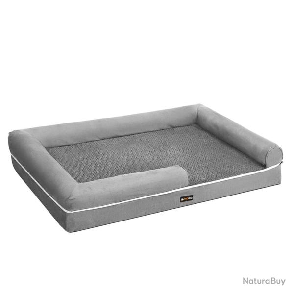 Panier pour chien orthop�dique canap� lit pour animaux rembourrage moelleux bords rehauss� housse a