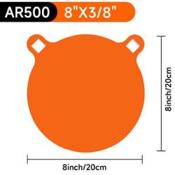 Gong 200mm AR500 LIVRAISON GRATUITE