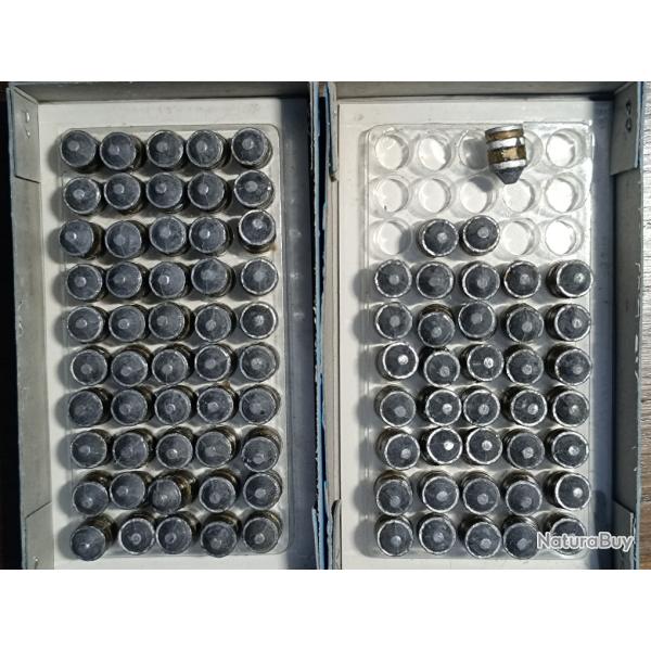 88 BALLES PLOMB H&N POUR ARMES A POUDRE NOIRE CALIBRE 451......refa023
