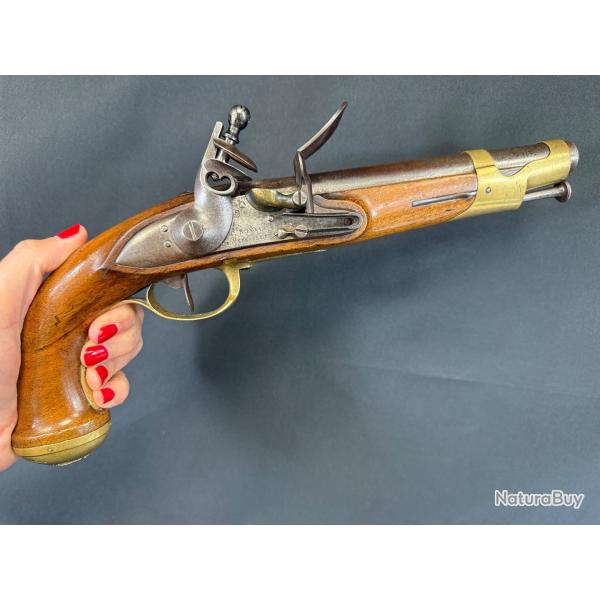 MAGNIFIQUE PISTOLET DE LA GARDE DU CORPS DU ROI PRIODE RESTAURATION