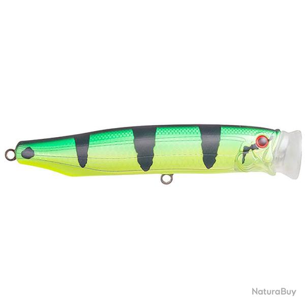 Poisson nageur TACKLE HOUSE Feed popper 150 W06 Mat chart peacock